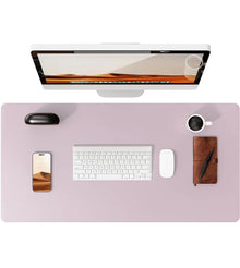 Premium Desk Mat — Waterproof PU Leather Mouse Pad