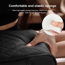 PU Leather Armrest Cushion — Console Pad with Cup Holders