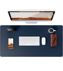 Premium Desk Mat — Waterproof PU Leather Mouse Pad