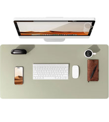 Premium Desk Mat — Waterproof PU Leather Mouse Pad