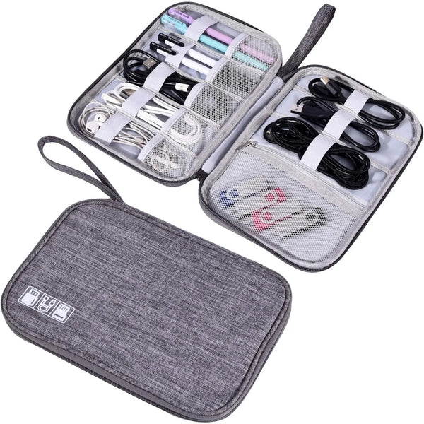Travel Organizer Bag – Waterproof Cable & Accessories Pouch for Home & On-the-Go