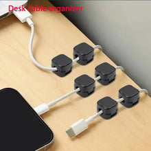 Magnetic Cable Clips – Desk Cable Organizer & Wire Holder | 12 Pack