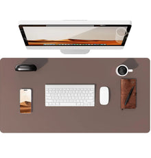 Premium Desk Mat — Waterproof PU Leather Mouse Pad
