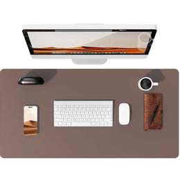Premium Desk Mat — Waterproof PU Leather Mouse Pad