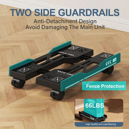 Adjustable Rolling CPU Stand — Mobile PC Tower Holder