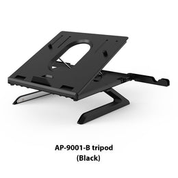 Aluminum Laptop Stand — Adjustable Height & Angle for Desk Setup